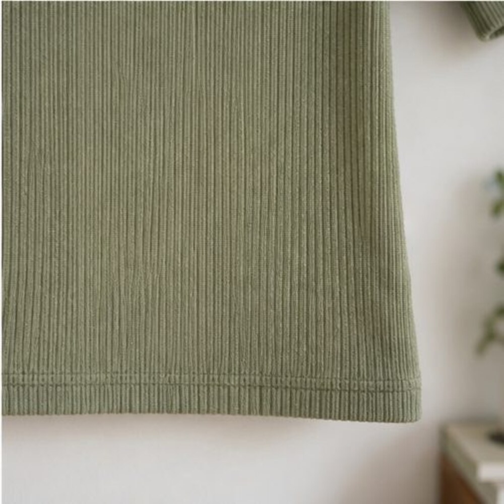 Sage Ribbed Square Neck Top - Picture 6 of 6